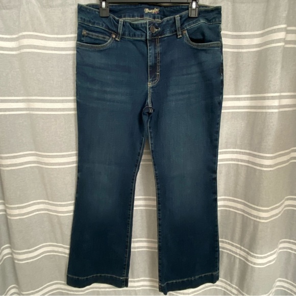 WRANGLER / Women’s Retro Flare Leg Jeans Size 15x32 - Picture 2 of 11